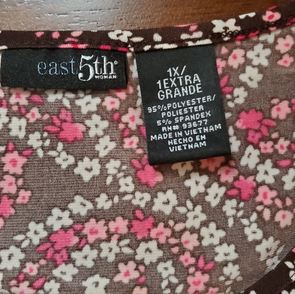 Casual East 5th Top 1X - Picture 5 of 8